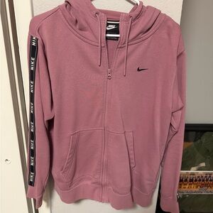 Nike Women's Mauve Full-Zip Hoodie